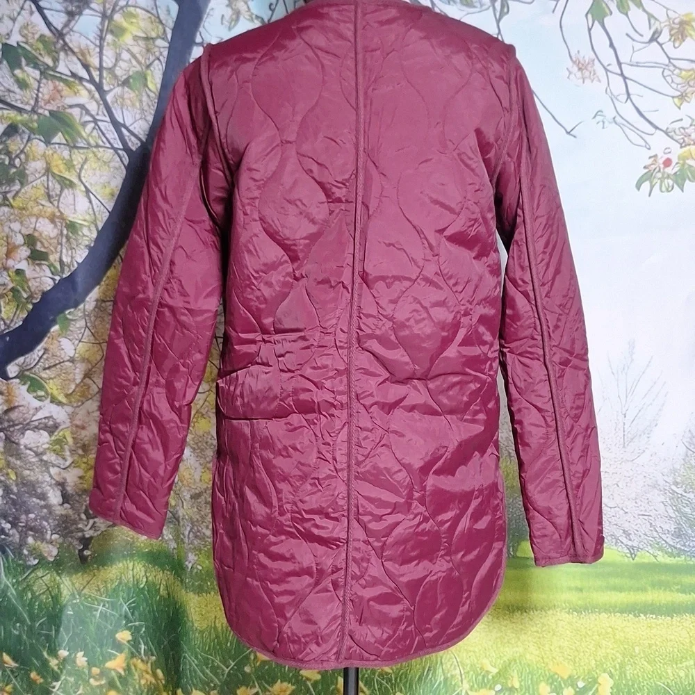 NWT deep ruby XSmall all weather coat